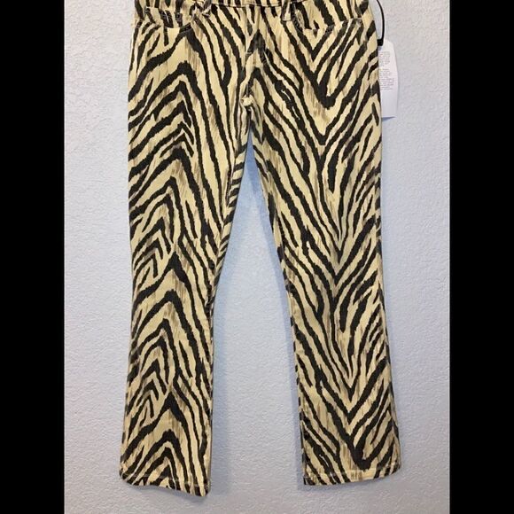 Current Elliot The Ruby Crop Zebra Print Jean sz 23‎ - Picture 5 of 11